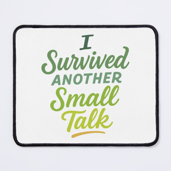 Item preview, Sobreviví a otra charla informal: camiseta con frase divertida de introvertido designed and sold by DesignAddicts.