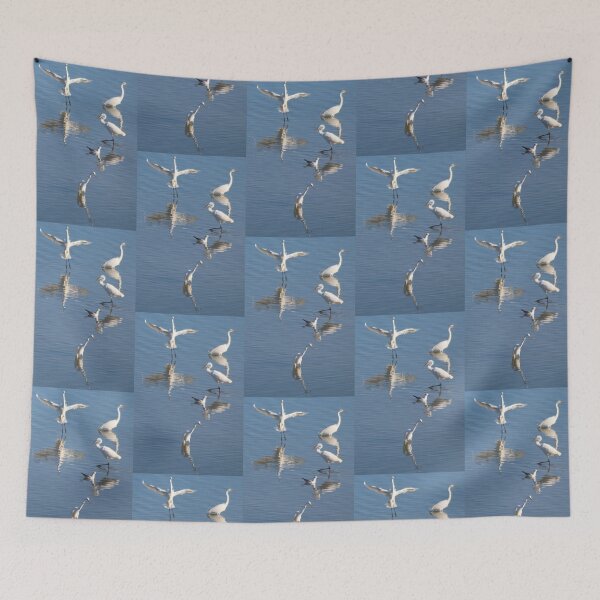 Item preview, cranes migratory birds designed and sold by lysiely.