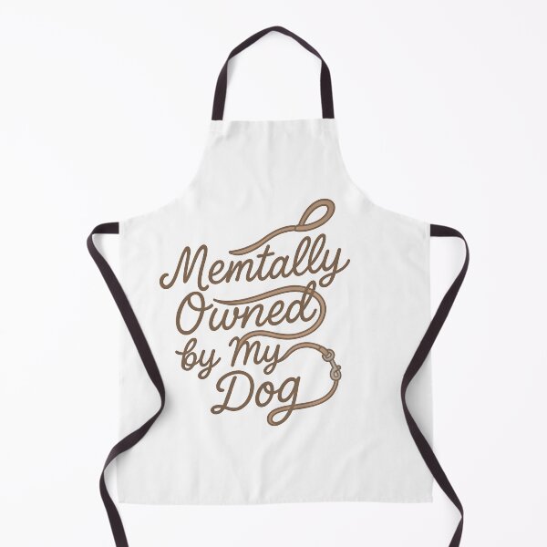 Item preview, Mentally Owned by My Dog Cursive Funny Quote designed and sold by Uglyandcute.