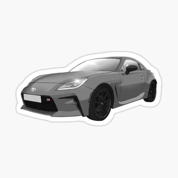 Item preview, Copy of Toyota GR86 Grey/Silver Sports Car designed and sold by Abbies-Art.