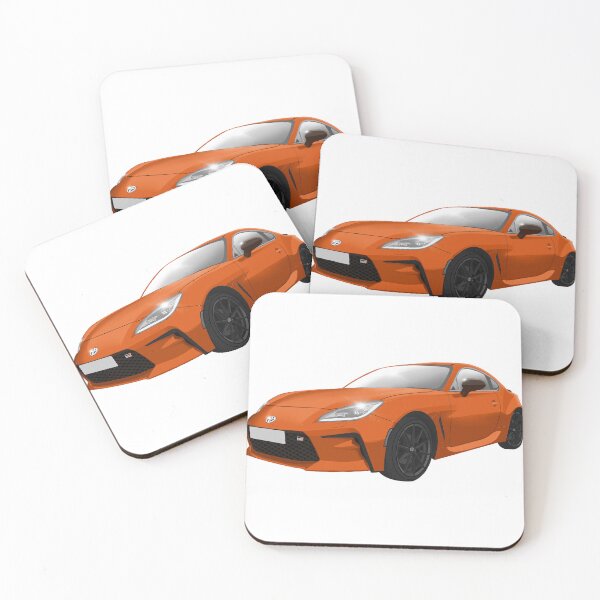 Item preview, Toyota GR86 Orange Sports Car designed and sold by Abbies-Art.
