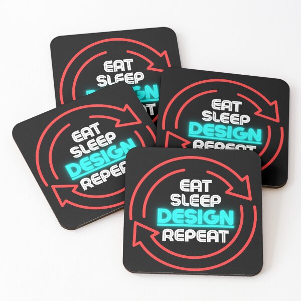 Item preview, Eat, Sleep, Design, Repeat designed and sold by Ink-Fusions.