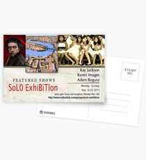 Adam Bogusz, Ray Jackson, Bareri Images, Group banner, Solo Exhibition Postcards