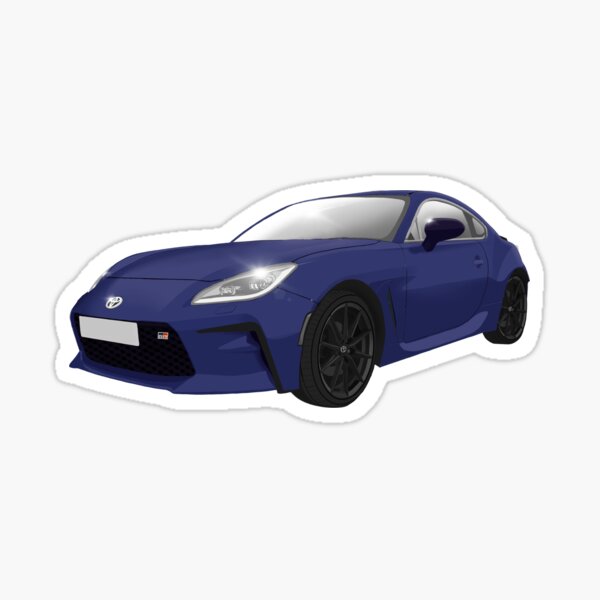 Item preview, Toyota GR86 Dark Blue Sports Car designed and sold by Abbies-Art.