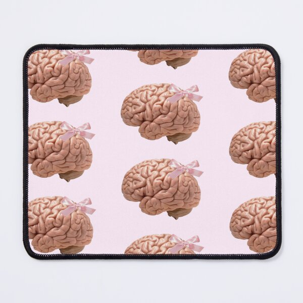Item preview, Brain with Pink Bow designed and sold by freudianflip.