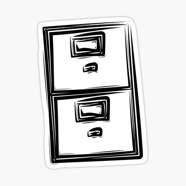 File Cabinet Stickers Redbubble