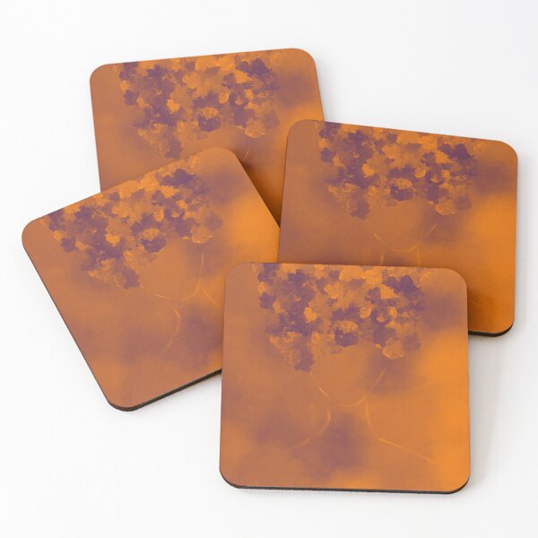 Item preview, Girl with Flower Hat – Minimalist Art with Purple Floral Accents designed and sold by CafiArtStudio.