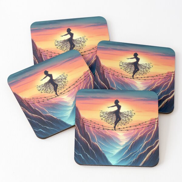 Item preview, Barbed Wire Tightrope, Ai Generated Art    designed and sold by ACC .
