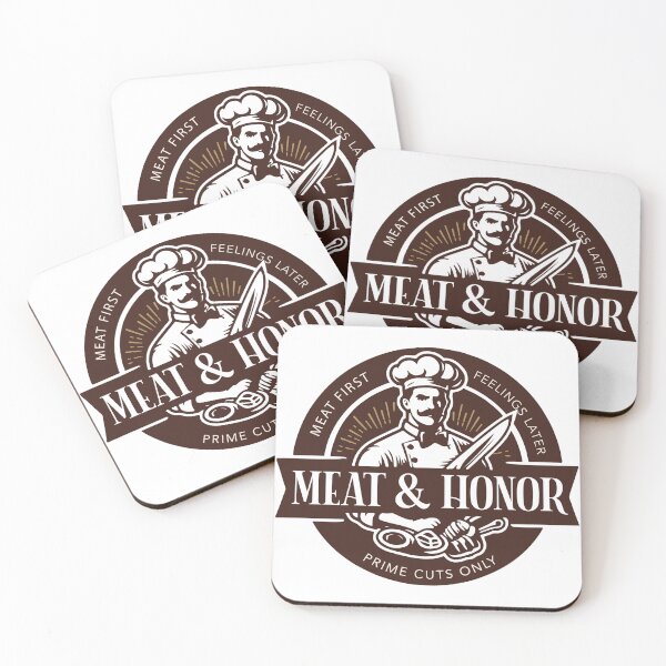 Item preview, Meat & Honor – Carnivore Badge Logo designed and sold by vkelloggdesign.