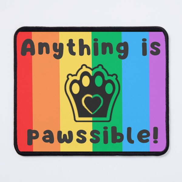 Item preview, Anything is pawssible designed and sold by Moon-Cat-Shop.