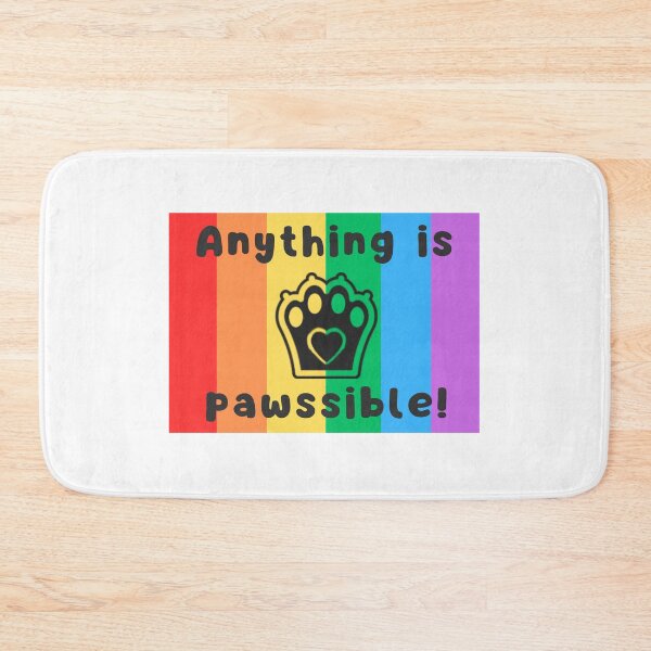 Item preview, Anything is pawssible designed and sold by Moon-Cat-Shop.