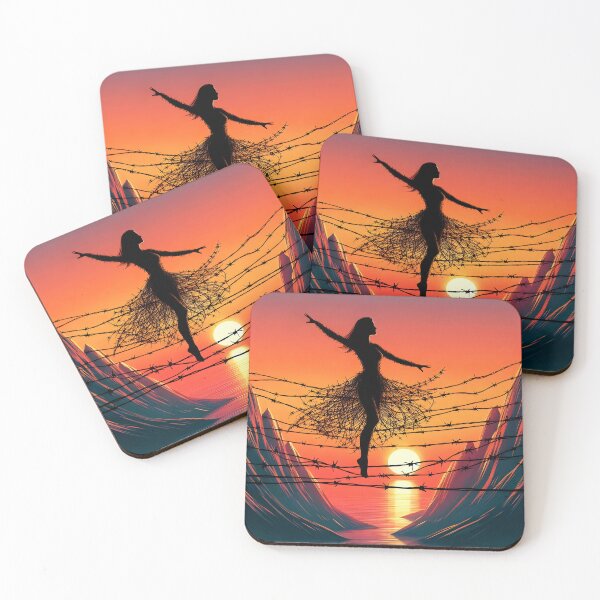 Item preview, Barbed Wire Tightrope, Ai Generated Art    designed and sold by ACC .
