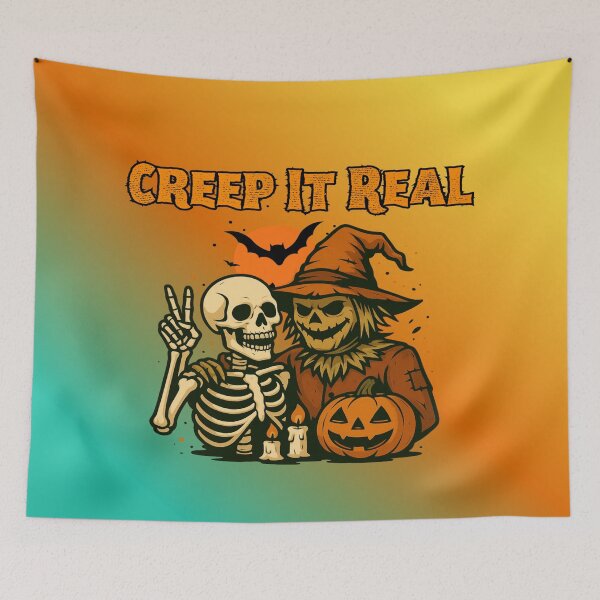 Item preview, Creep It Real | Crew neck Halloween Graphic designed and sold by skkyfaithArtz.
