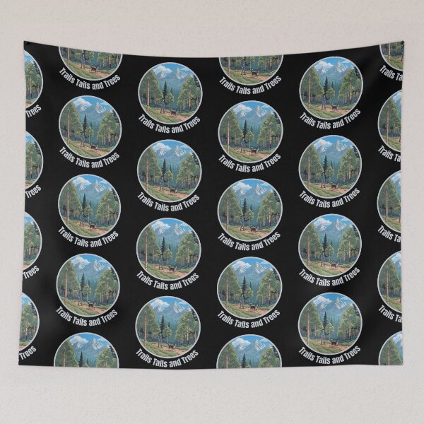 Item preview, Mountain Hike with Dog – Trails, Tails, and Trees designed and sold by Fikuall.