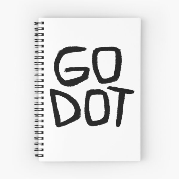 Item preview, Go Dot, Samuel Beckett, Godot designed and sold by badlydrawnbabe.