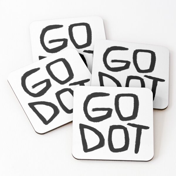 Item preview, Go Dot, Samuel Beckett, Godot designed and sold by badlydrawnbabe.