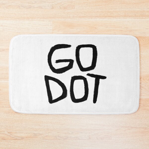 Item preview, Go Dot, Samuel Beckett, Godot designed and sold by badlydrawnbabe.