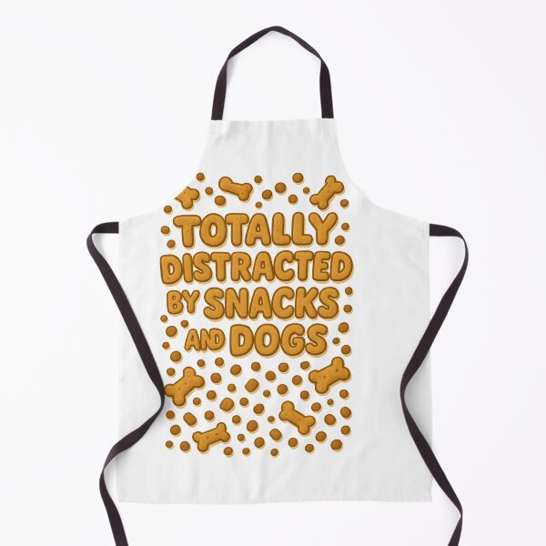 Item preview, Totally Distracted by Snacks and Dogs Funny Font designed and sold by Uglyandcute.