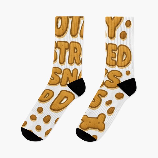 Item preview, Totally Distracted by Snacks and Dogs Funny Font designed and sold by Uglyandcute.