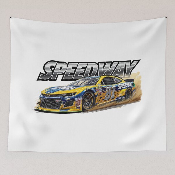 Item preview, Speedway Yellow and Blue designed and sold by Emilio Villanueva.