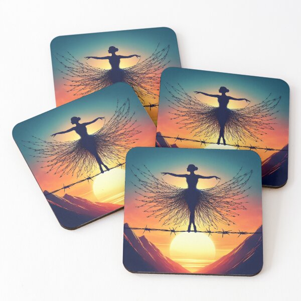 Item preview, Barbed Wire Tightrope, Ai Generated Art    designed and sold by ACC .