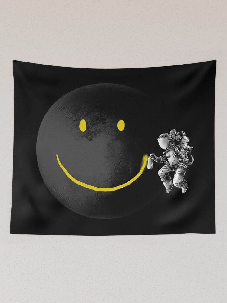 Thumbnail 2 of 3, Tapestry, Make a Smile designed and sold by carbine.