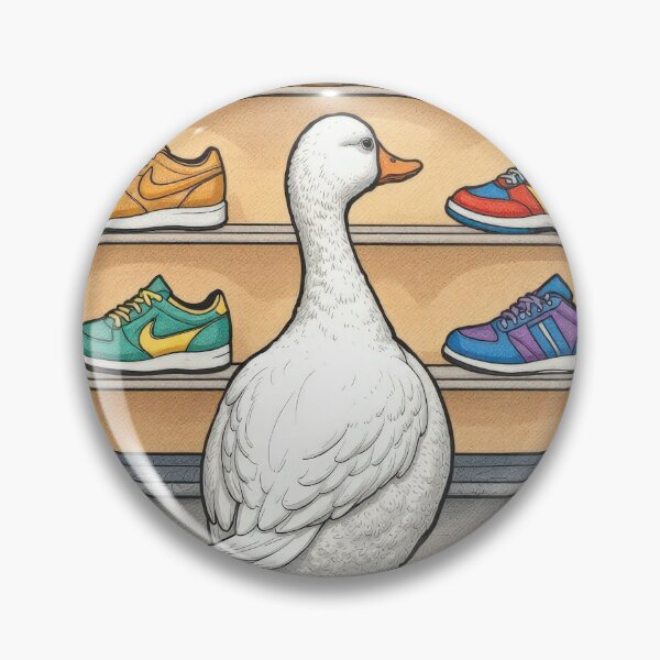 Item preview, Duck Shopping For Shoes designed and sold by Maria Dryfhout.