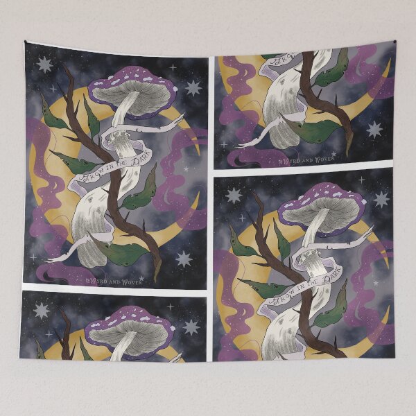 Item preview, Grow in the Dark designed and sold by WyrdandWoven.