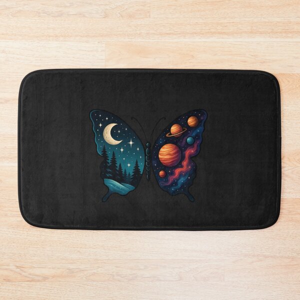 Item preview, Galaxy Butterfly with Moon, Stars, and Nebula – Cosmic Celestial Art designed and sold by ColorSplash123.