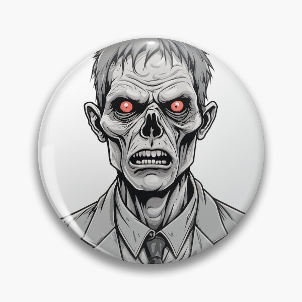 Item preview, Zombie - Zombie de ojos rojos y sin nariz designed and sold by NightTimeJ.