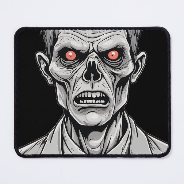 Aperçu de l'œuvre Zombie - Zombie aux yeux rouges et sans nez créée et vendue par NightTimeJ.