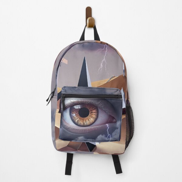 Item preview, Desert Paradox – Surreal Geometry Under a Stormy Sky designed and sold by Ink-Your-Soul.