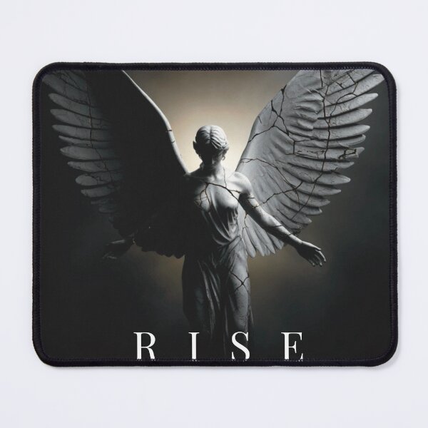 Item preview, Rise - cracked marble archangel designed and sold by AlonsosArt.