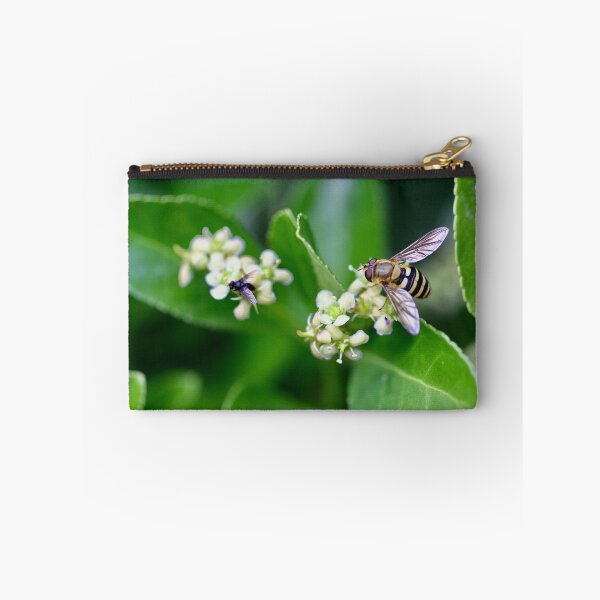 Item preview, Hoverfly on a shrub designed and sold by Kate Anderson Art.
