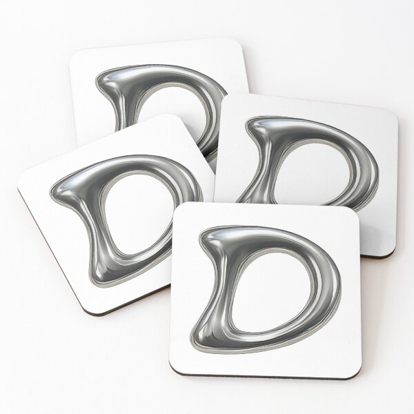 Item preview, Initial D - 3D Liquid Metal Font designed and sold by uncoXab.