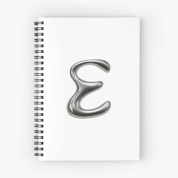 Item preview, Initial E - 3D Liquid Metal Font designed and sold by uncoXab.