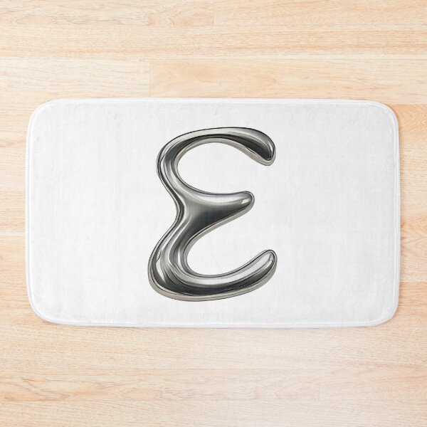 Item preview, Initial E - 3D Liquid Metal Font designed and sold by uncoXab.