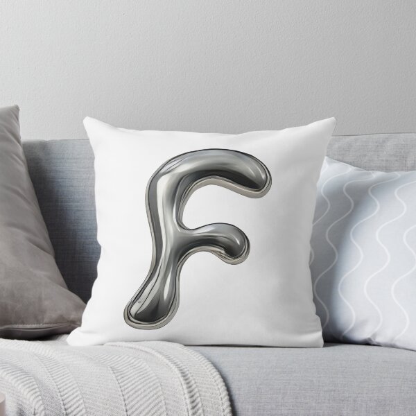 Item preview, Initial F - 3D Liquid Metal Font designed and sold by uncoXab.