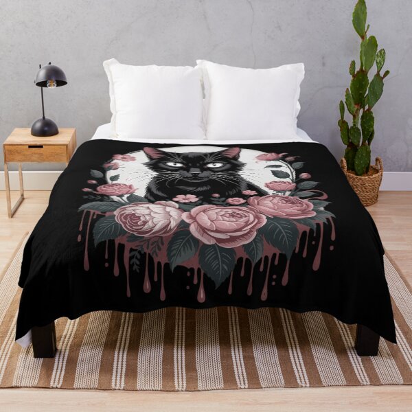 Item preview, Dark Floral Feline designed and sold by waazwee6.