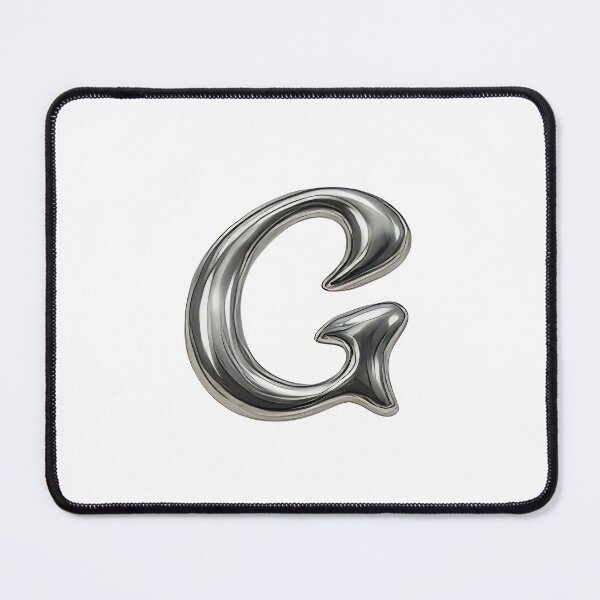 Item preview, Initial G - 3D Liquid Metal Font designed and sold by uncoXab.