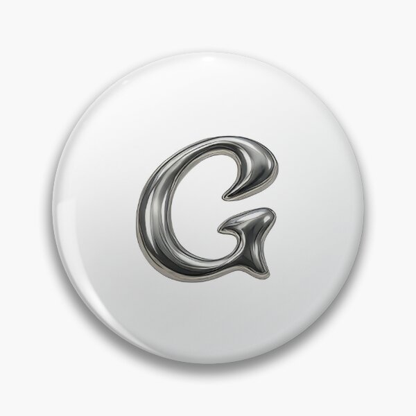 Artikelvorschau, Initial G - 3D-Flüssigmetallschriftart entworfen und verkauft von uncoXab.