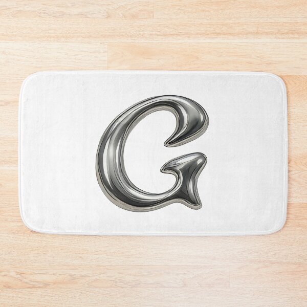 Item preview, Initial G - 3D Liquid Metal Font designed and sold by uncoXab.