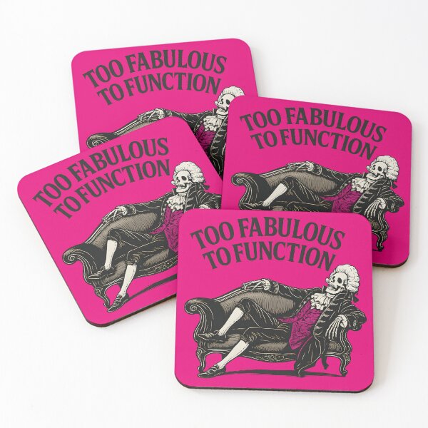Item preview, Fashionably Late Funny Fabulous Vintage Skeleton  designed and sold by Shoot-The-Moon.
