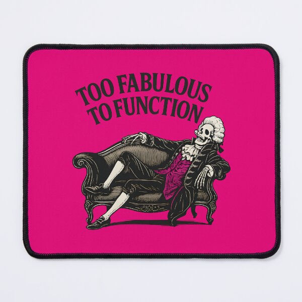 Item preview, Fashionably Late Funny Fabulous Vintage Skeleton designed and sold by Shoot-The-Moon.