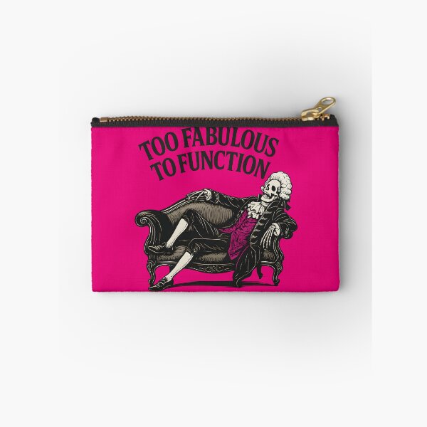 Item preview, Fashionably Late Funny Fabulous Vintage Skeleton  designed and sold by Shoot-The-Moon.
