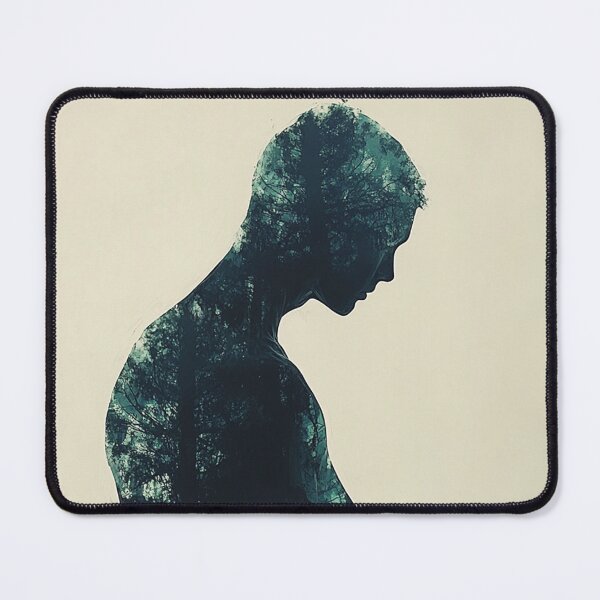 Item preview, Forest Mind - Double Exposure Silhouette Art designed and sold by Creet-Design.