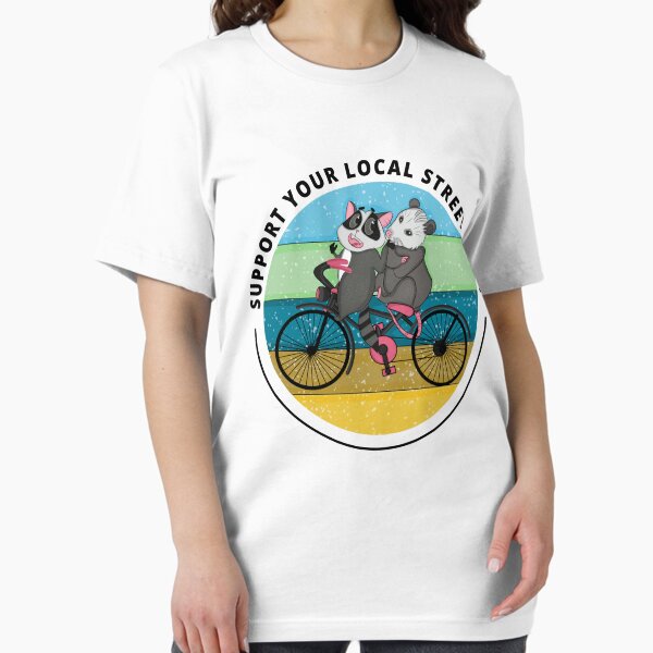 Item preview, Support Your Local Cats: Raccoon Cycle designed and sold by sabapixels.