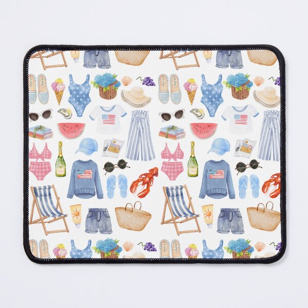 Item preview, East Coast Summer Essentials Watercolor designed and sold by bytierney.