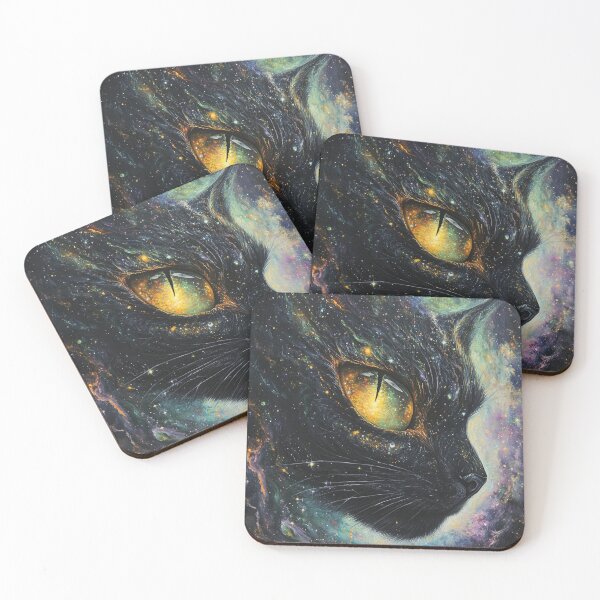 Item preview, Cosmic Cat - Galaxy Eye Space Art designed and sold by Creet-Design.