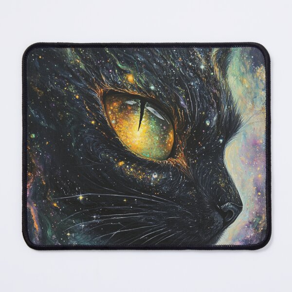Item preview, Cosmic Cat - Galaxy Eye Space Art designed and sold by Creet-Design.